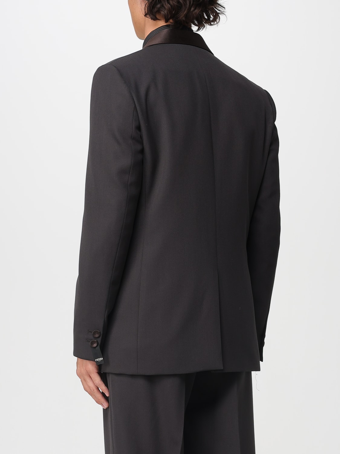 FENDI JACKET: Blazer men Fendi, Brown - Img 3