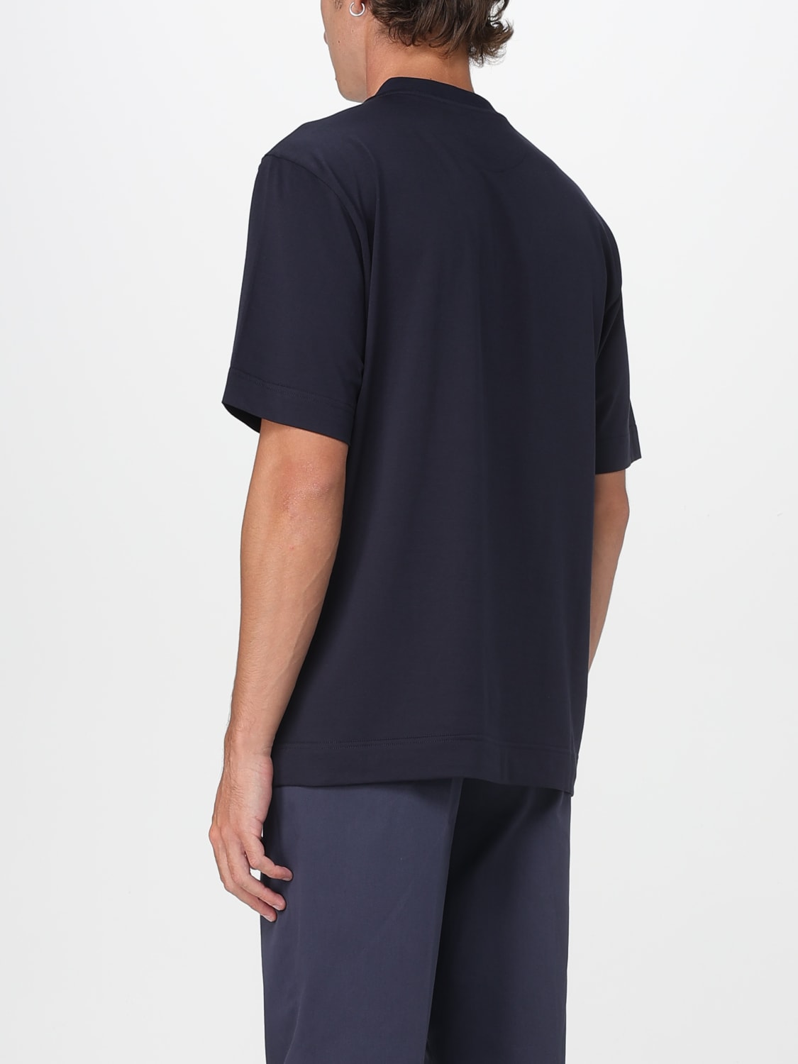 FENDI 티셔츠: 티셔츠 남성 Fendi, 블루 - Img 3