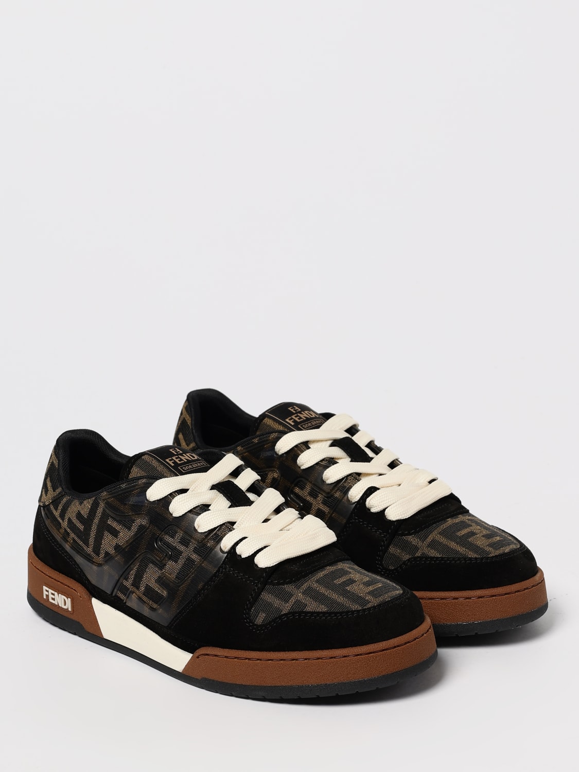 FENDI SNEAKERS: Sneakers men Fendi, Tobacco - Img 2