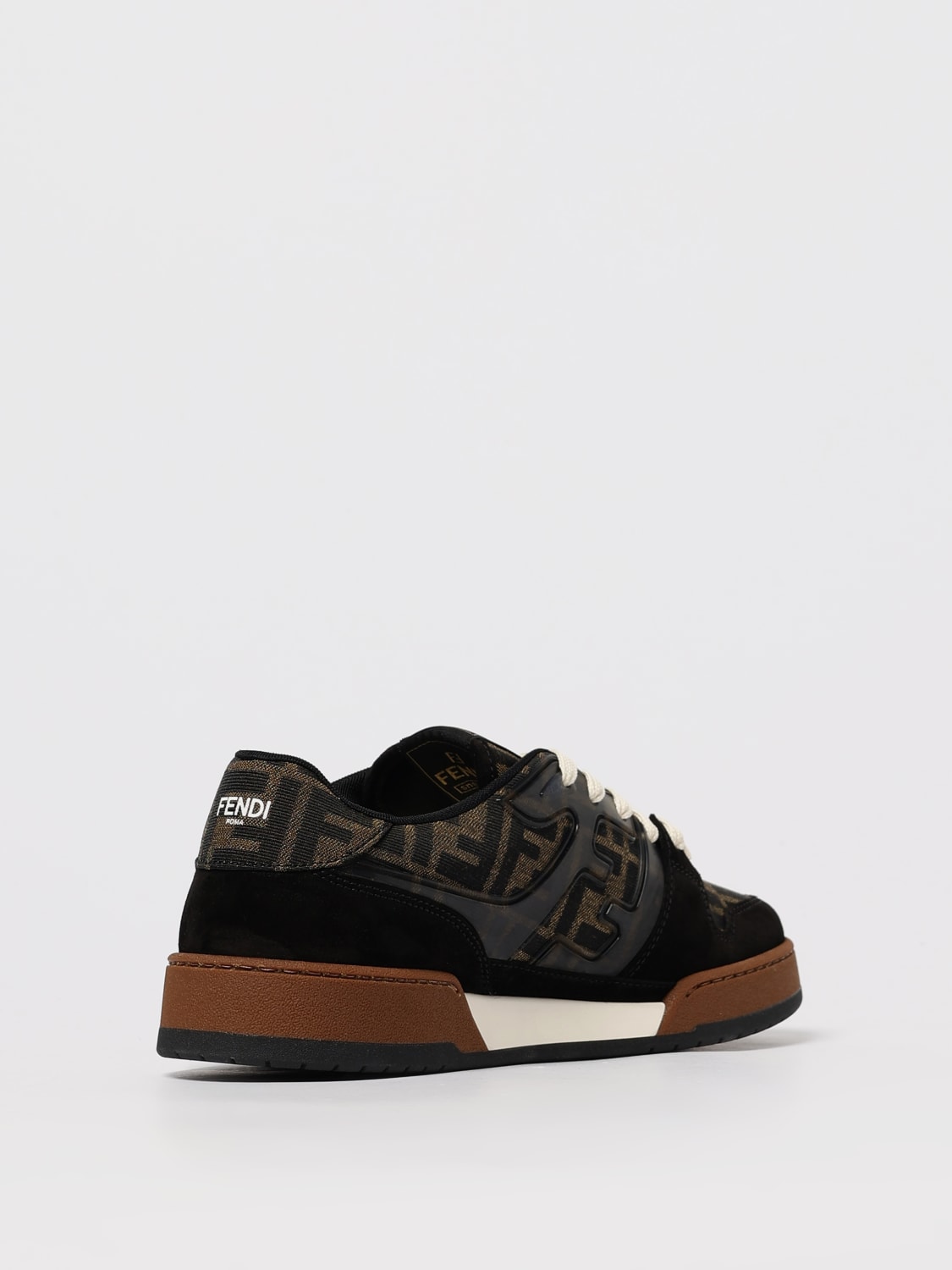 FENDI SNEAKERS: Sneakers men Fendi, Tobacco - Img 3