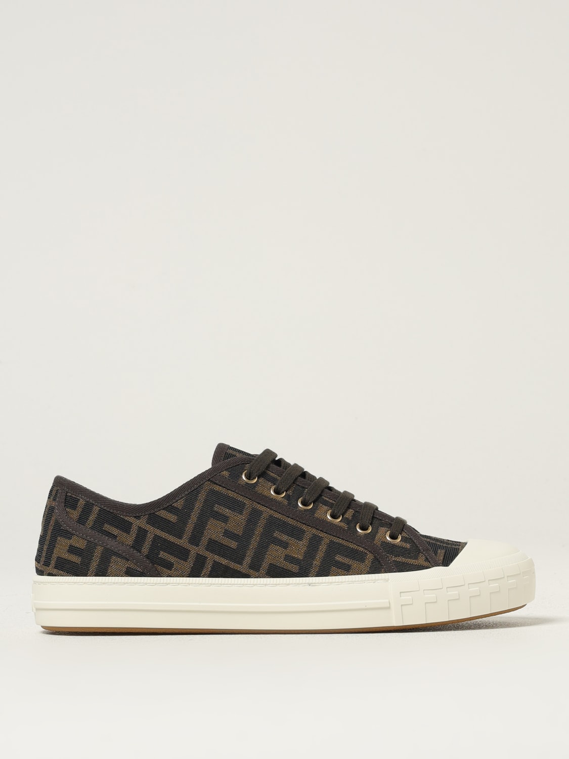 FENDI SNEAKERS: Sneakers men Fendi, Tobacco - Img 1