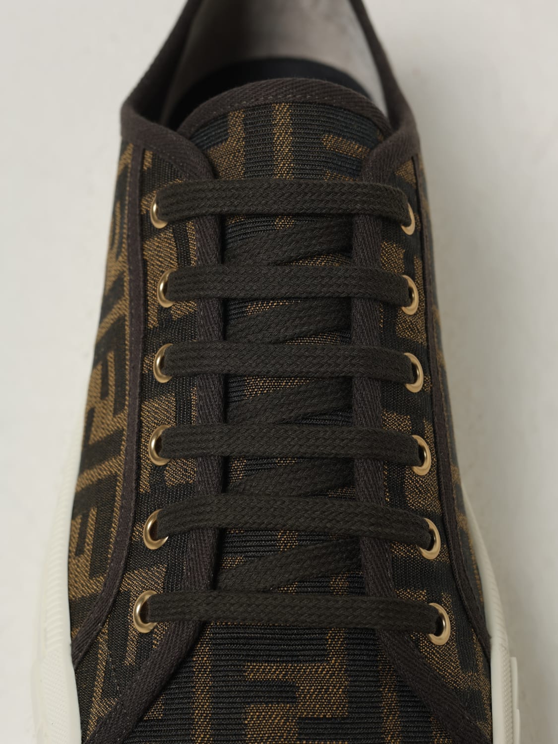 FENDI SNEAKERS: Sneakers men Fendi, Tobacco - Img 4