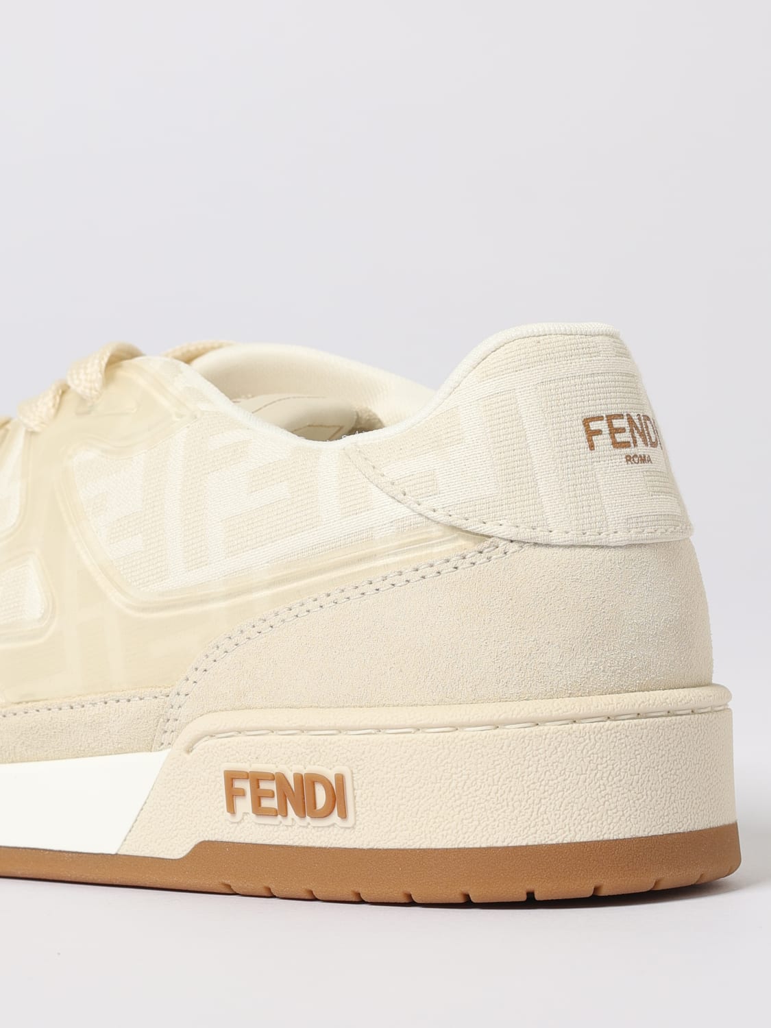 FENDI SNEAKERS: Sneakers men Fendi, White - Img 4