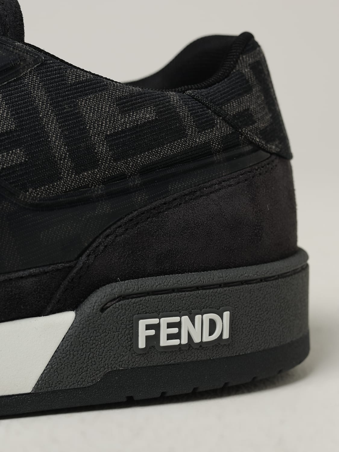 FENDI SNEAKERS: Sneakers men Fendi, Charcoal - Img 4