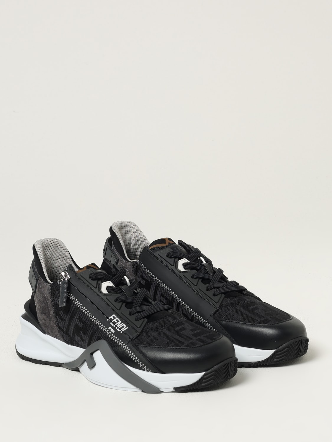 FENDI SNEAKERS: Sneakers herren Fendi, Schwarz - Img 2