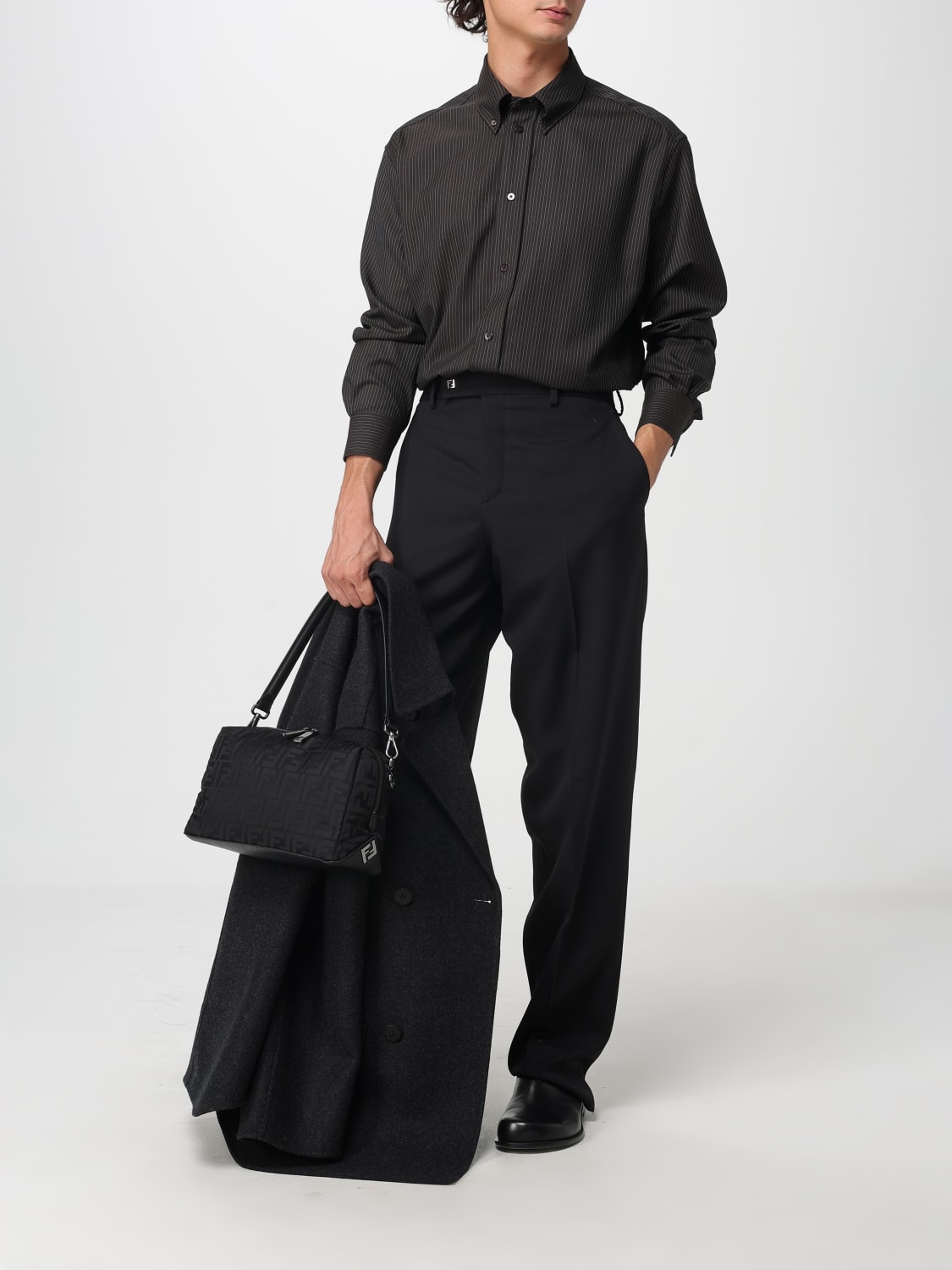 FENDI SACOCHE: Sac homme Fendi, Noir - Img 2