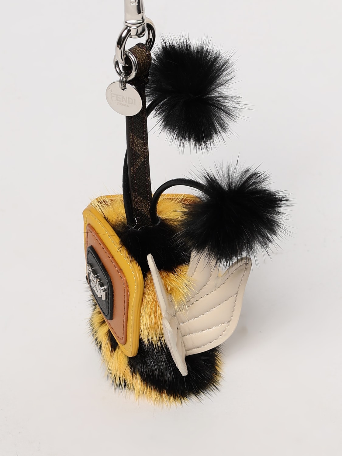 FENDI KEYRING: Keyring men Fendi, Yellow - Img 2