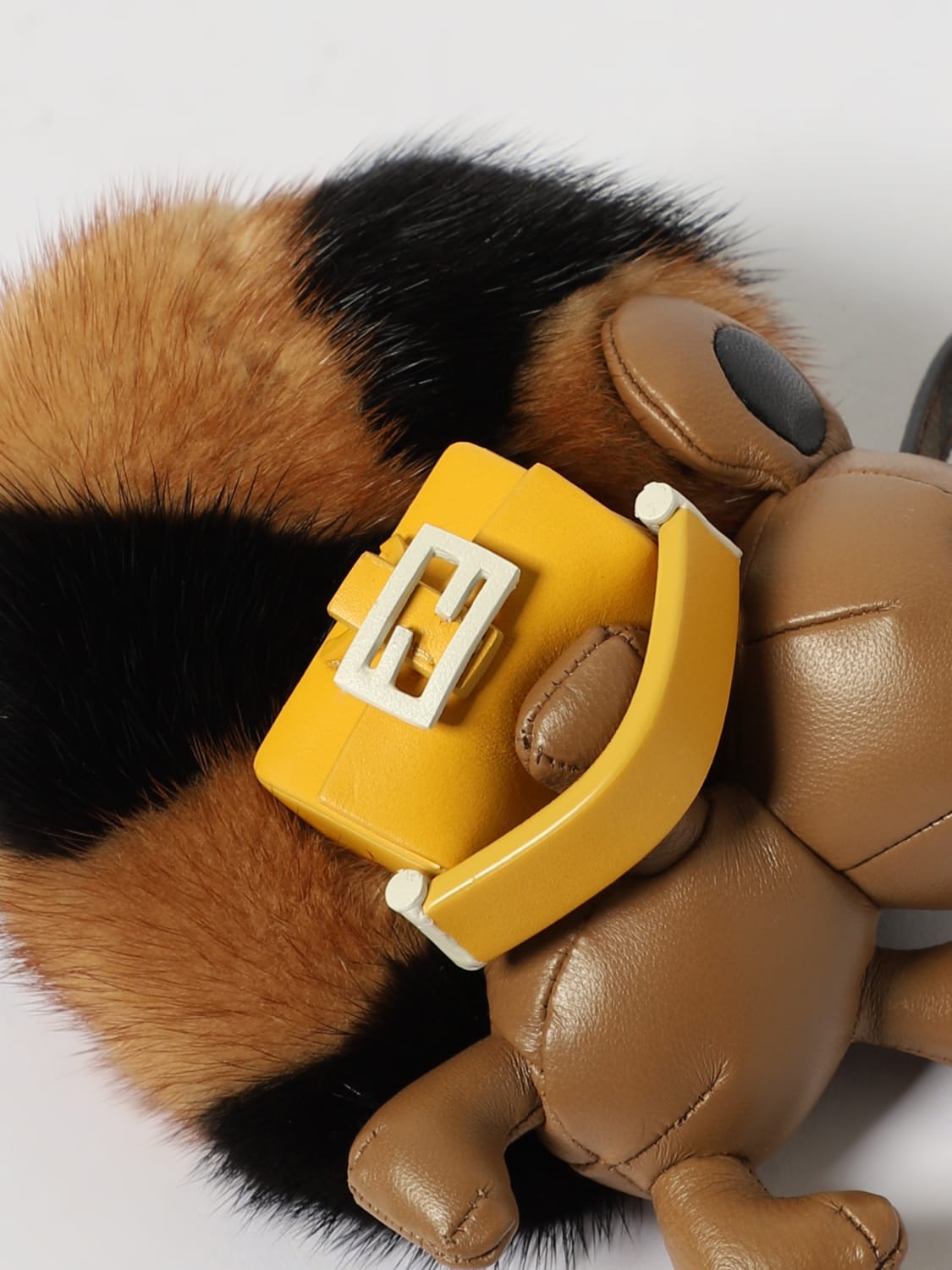 FENDI KEYRING: Keyring men Fendi, Tobacco - Img 3