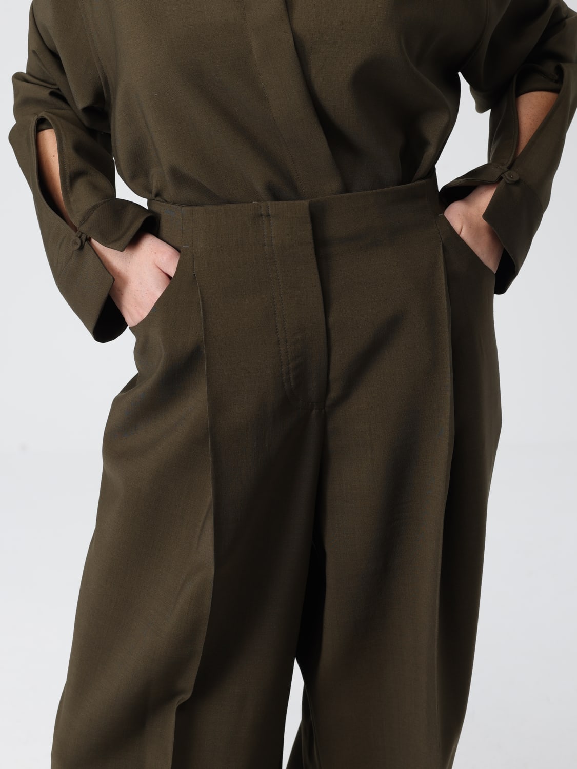 FENDI HOSE: Hose damen Fendi, Olive - Img 5