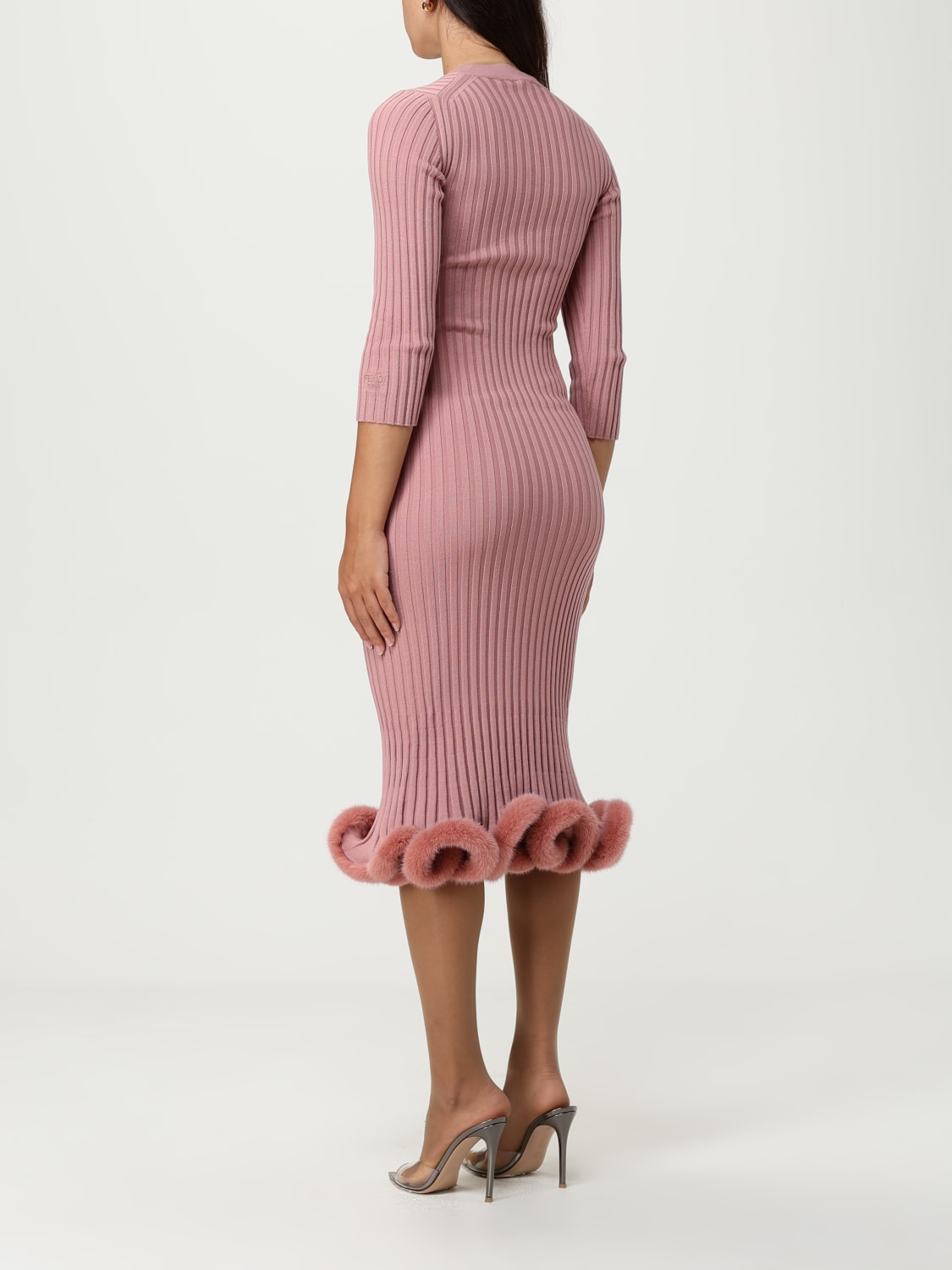 FENDI DRESS: Dress woman Fendi, Pink - Img 3