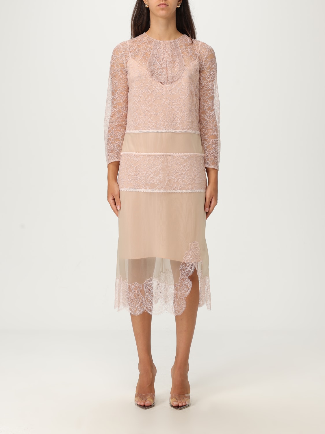 FENDI DRESS: Dress woman Fendi, Blush Pink - Img 1