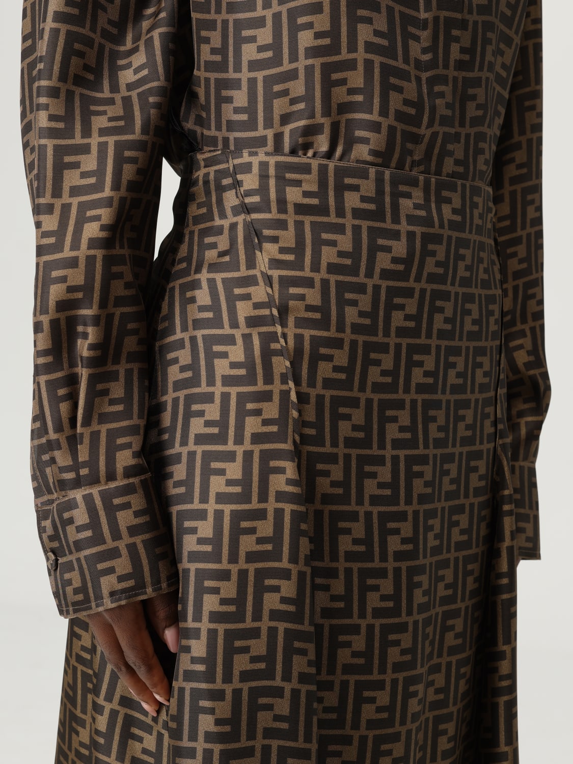 FENDI SKIRT: Skirt woman Fendi, Dove Grey - Img 5