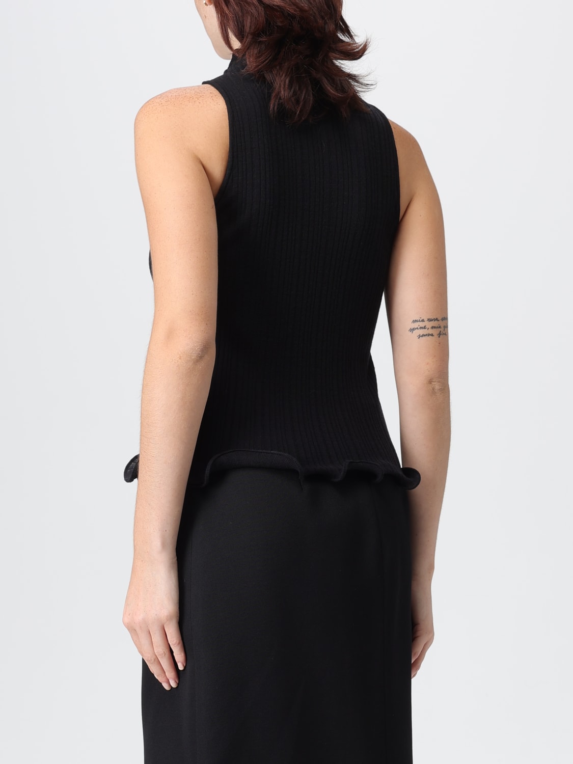 FENDI TOP: Pullover damen Fendi, Schwarz - Img 3