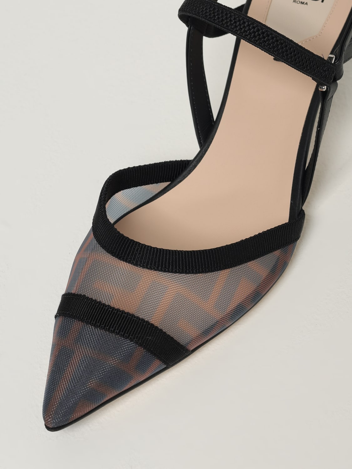 FENDI PUMPS: Schuhe damen Fendi, Tabak - Img 4