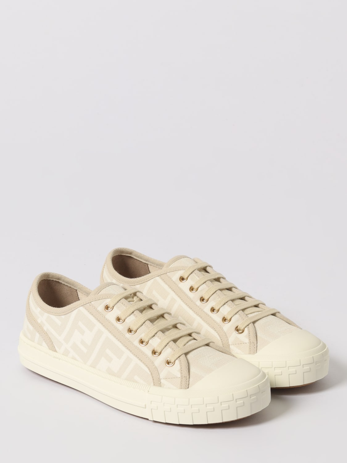 FENDI ZAPATILLAS: Zapatillas mujer Fendi, Blanco - Img 2