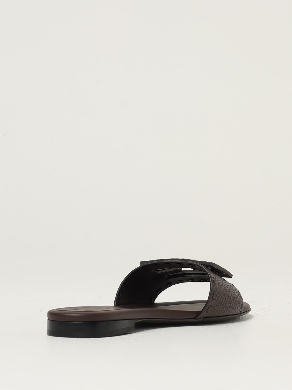 FENDI HEELED SANDAL: Shoes woman Fendi, Dark - Img 3