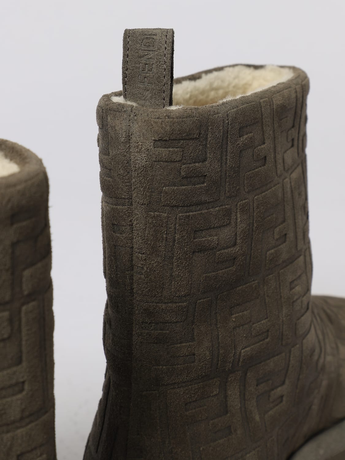 FENDI САПОГИ: Обувь Женское Fendi, Серый - Img 4