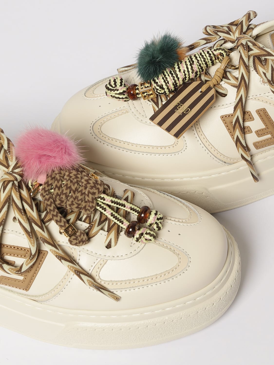 FENDI SNEAKERS: Shoes woman Fendi, Ice - Img 4