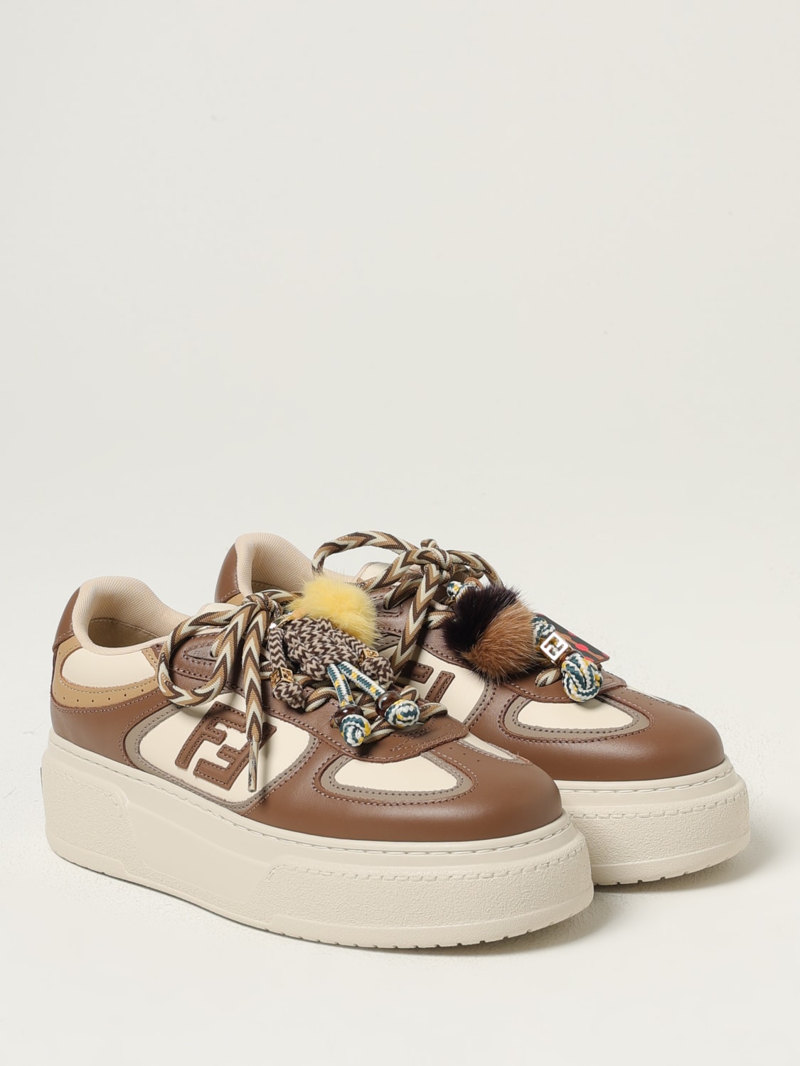 FENDI SNEAKERS: Shoes woman Fendi, Dark - Img 2