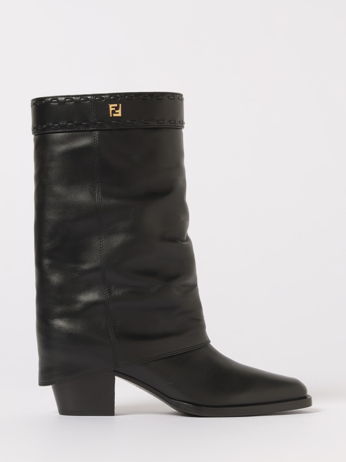 FENDI BOOTS: Shoes woman Fendi, Black - Img 1