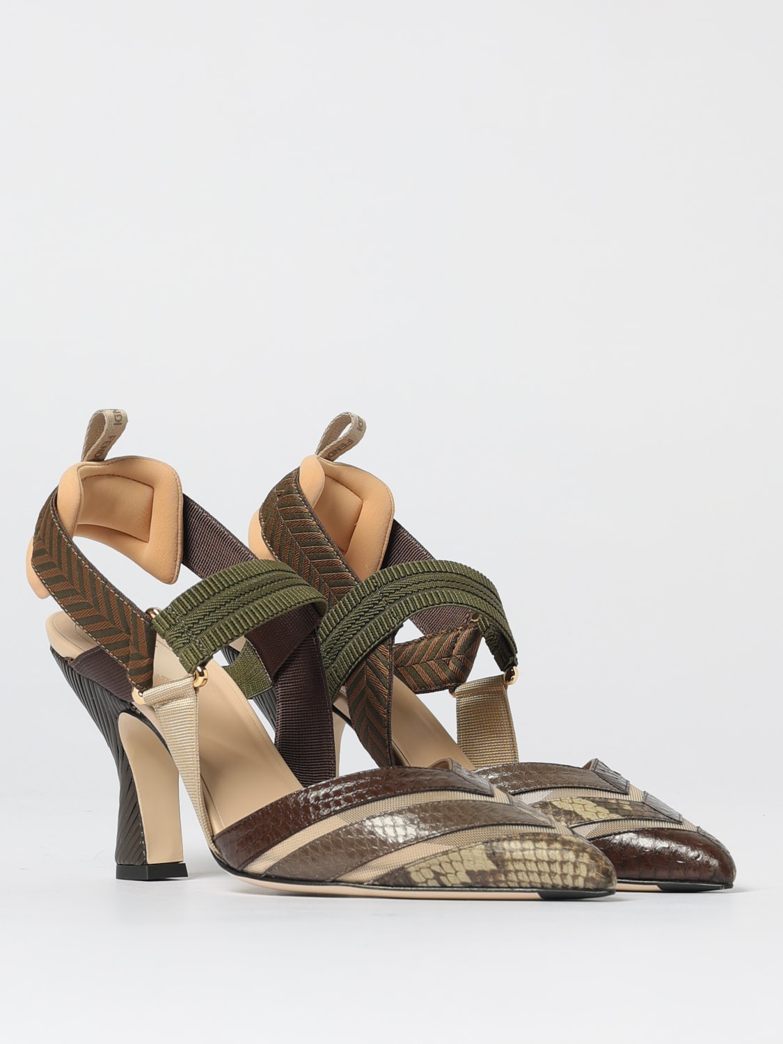 FENDI PUMP: Shoes woman Fendi, Nude - Img 2