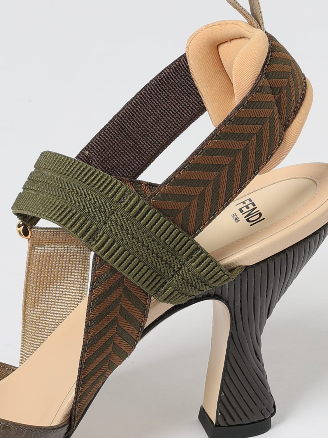 FENDI PUMP: Shoes woman Fendi, Nude - Img 4