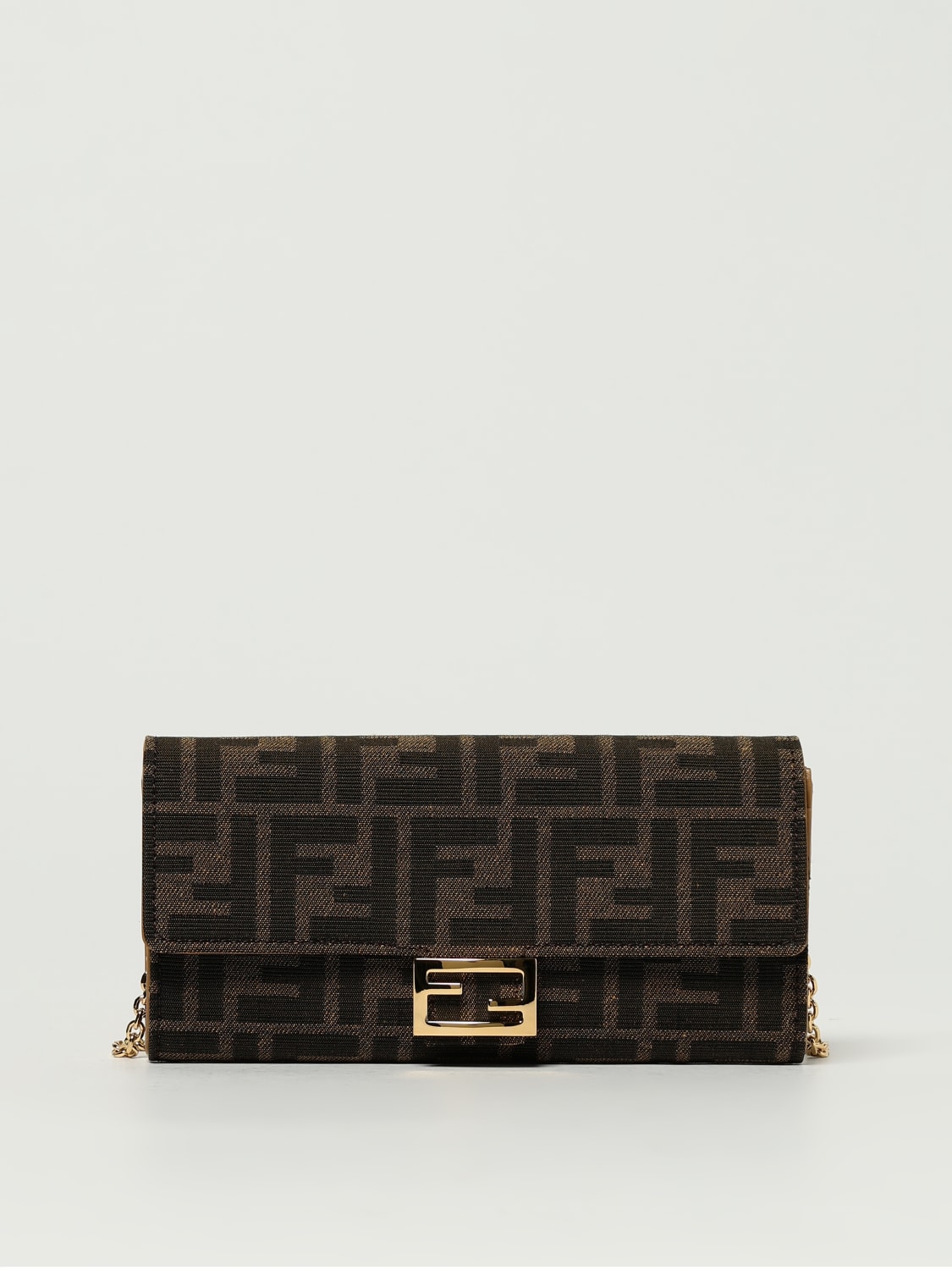 FENDI WALLET: Shoulder bag woman Fendi, Tobacco - Img 1