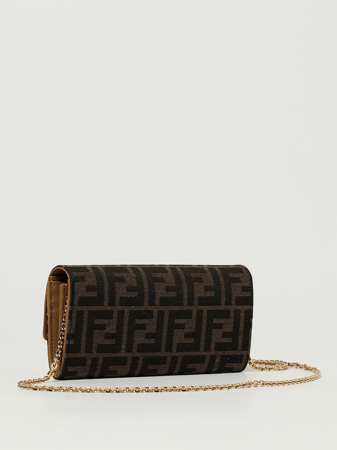 FENDI WALLET: Shoulder bag woman Fendi, Tobacco - Img 3