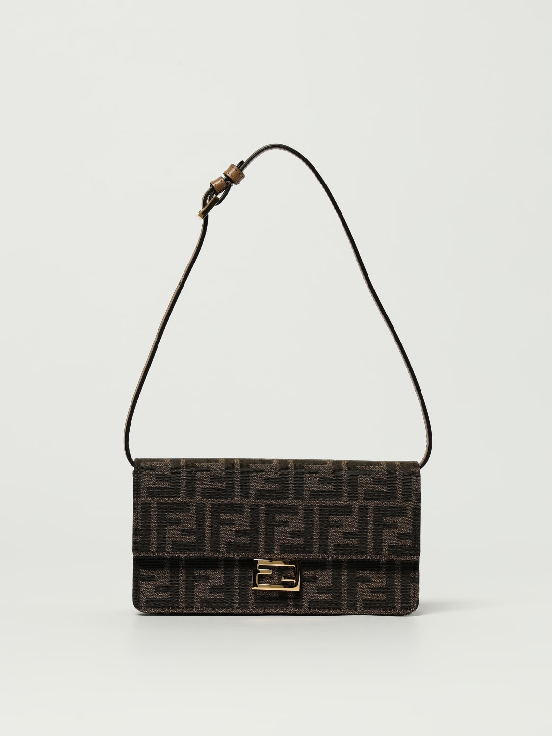 FENDI WALLET: Shoulder bag woman Fendi, Tobacco - Img 1