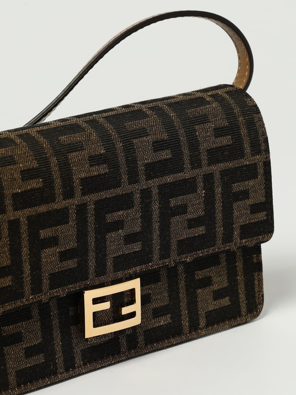 FENDI WALLET: Shoulder bag woman Fendi, Tobacco - Img 4