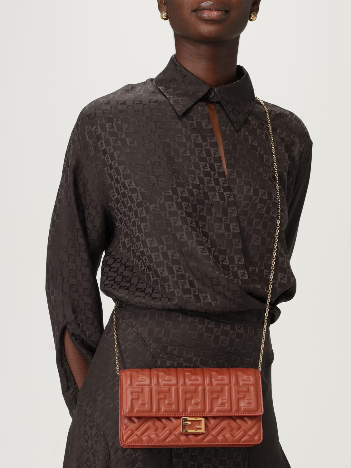 FENDI WALLET: Shoulder bag woman Fendi, Leather - Img 2