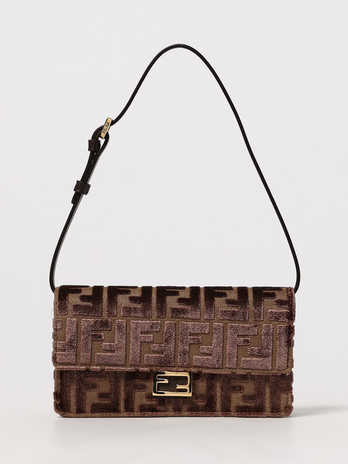 FENDI WALLET: Shoulder bag woman Fendi, Brown - Img 1