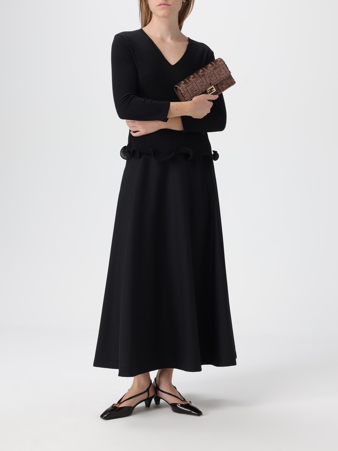 FENDI WALLET: Shoulder bag woman Fendi, Brown - Img 2