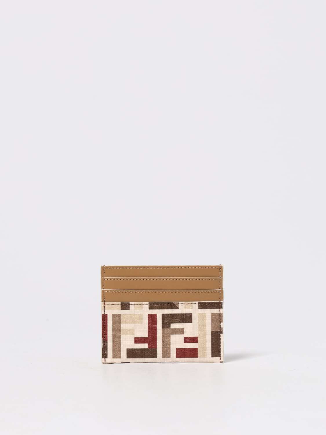 FENDI WALLET: Wallet woman Fendi, Beige - Img 1