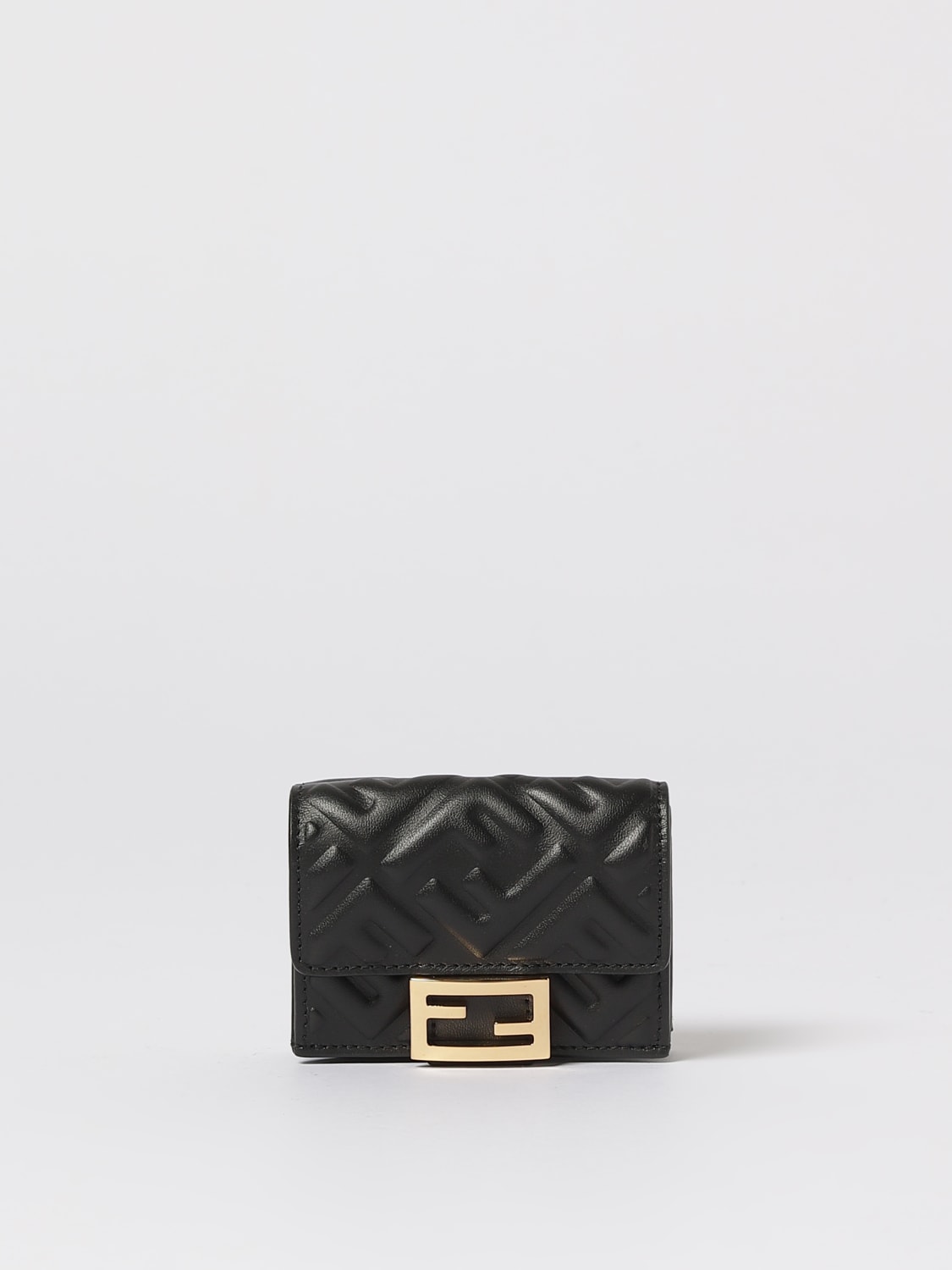 FENDI WALLET: Wallet woman Fendi, Black - Img 1