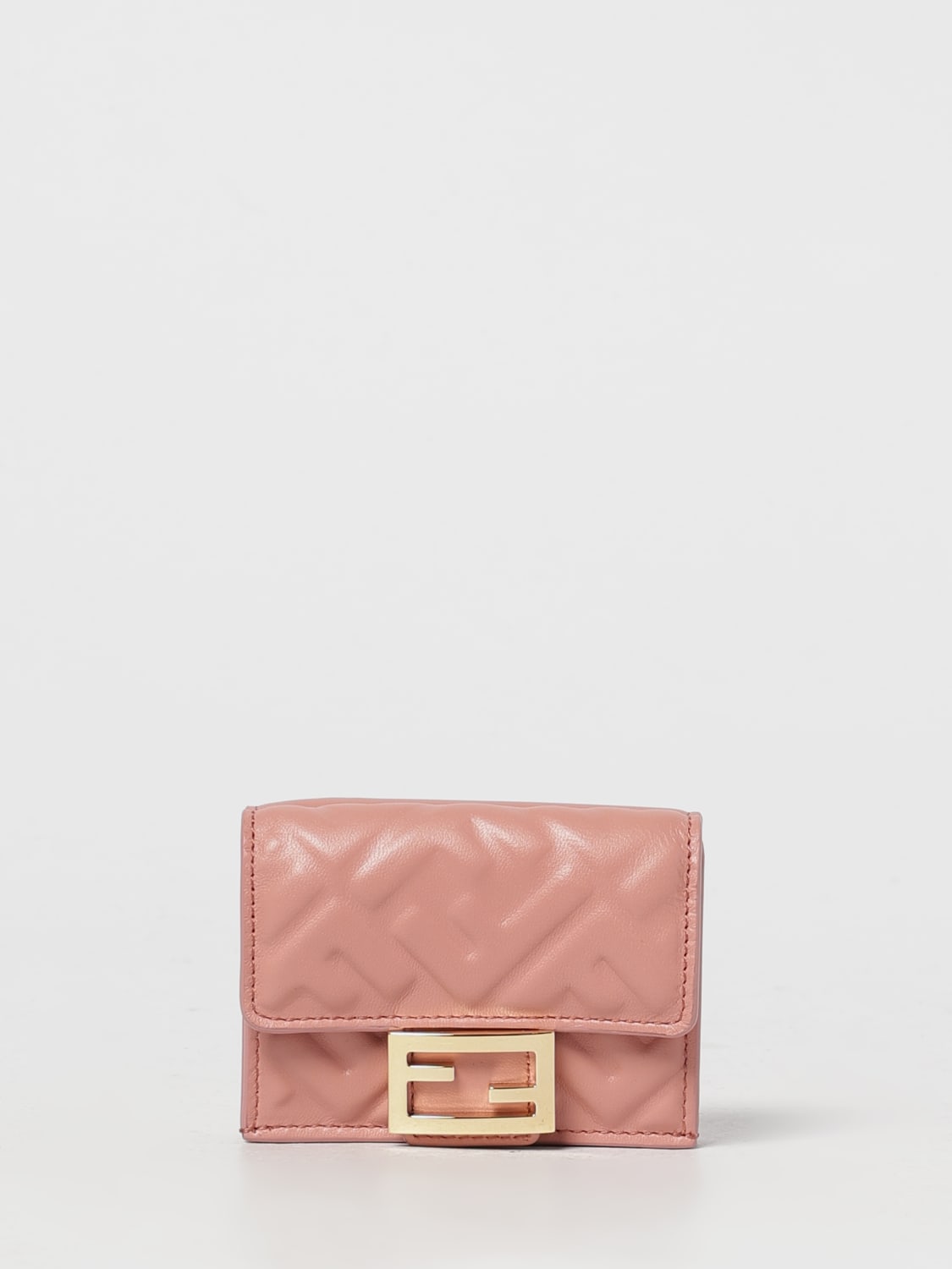 FENDI WALLET: Wallet woman Fendi, Pink - Img 1