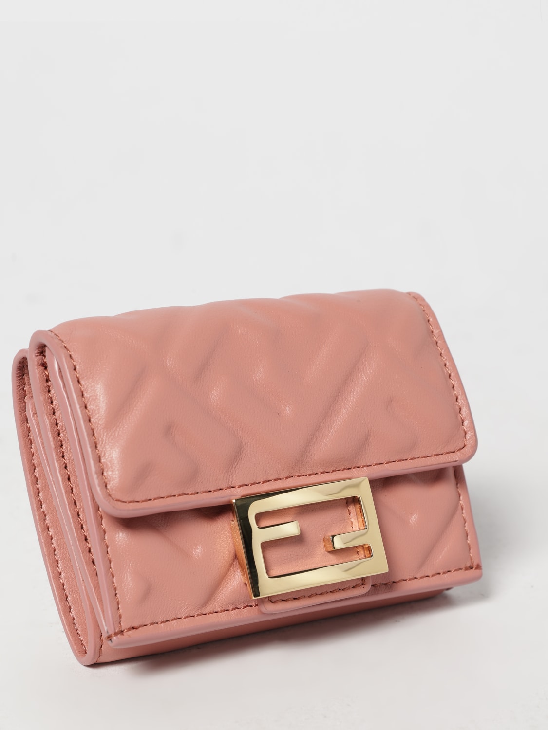 FENDI WALLET: Wallet woman Fendi, Pink - Img 4