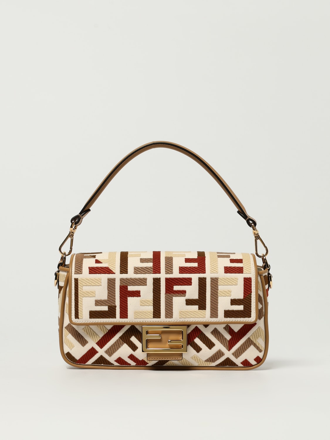 FENDI SAC PORTÉ ÉPAULE: Sac porté épaule femme Fendi, Beige - Img 1