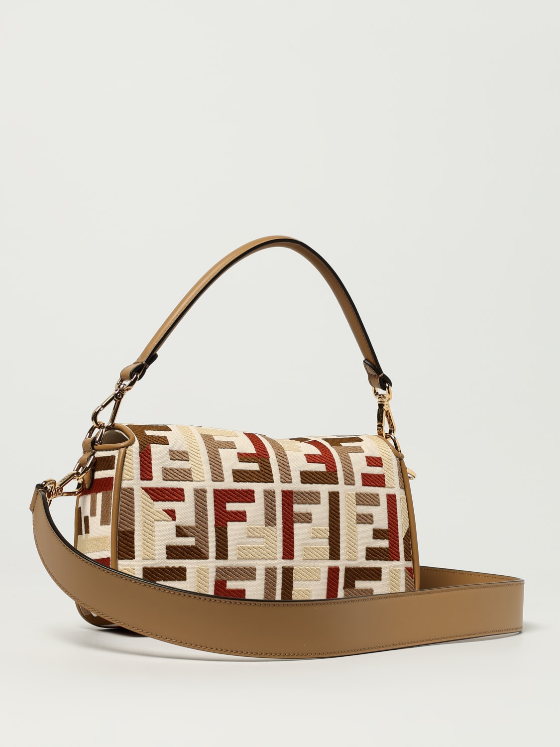 FENDI SAC PORTÉ ÉPAULE: Sac porté épaule femme Fendi, Beige - Img 3