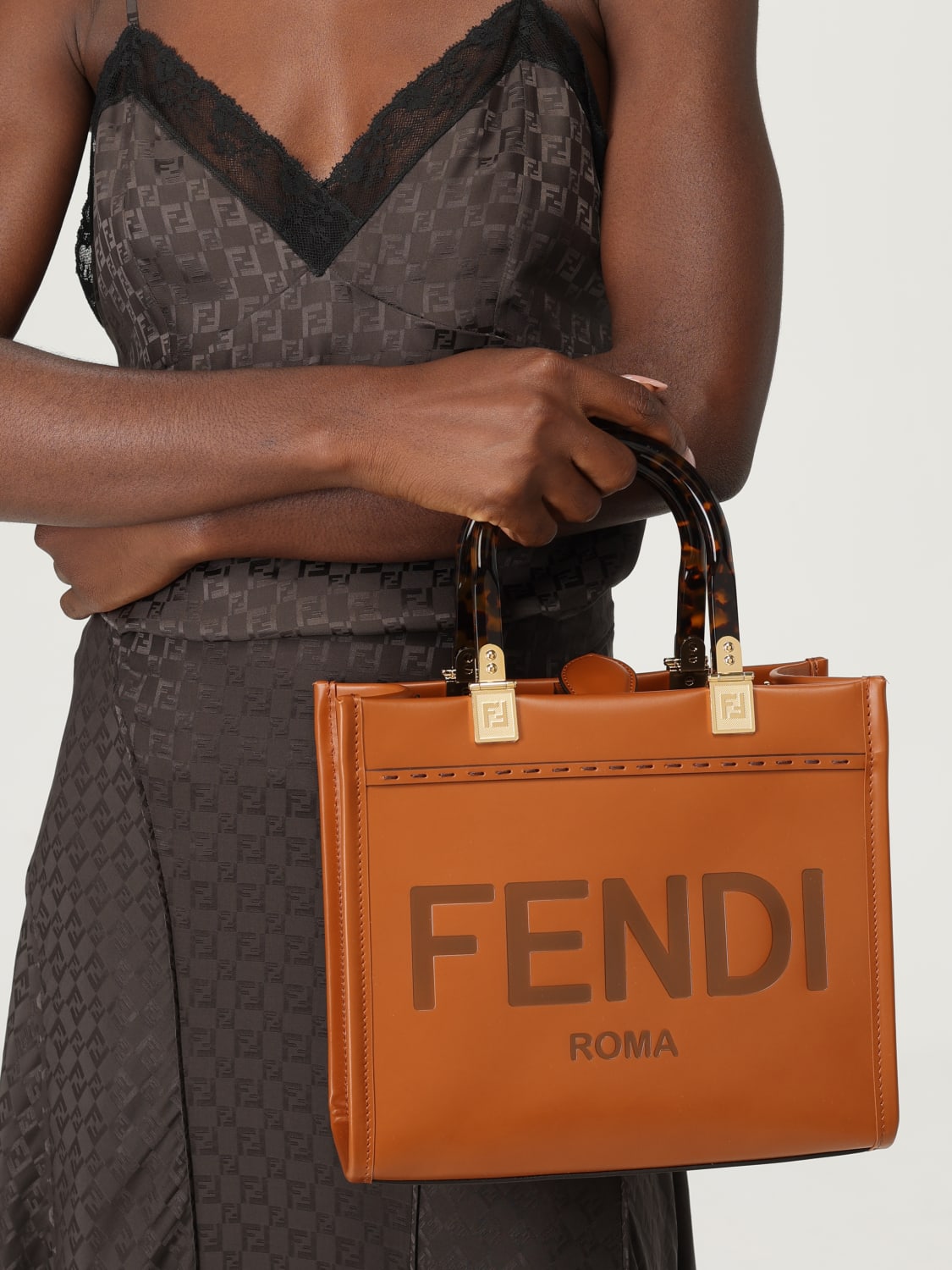FENDI HANDBAG: Shoulder bag woman Fendi, Leather - Img 2