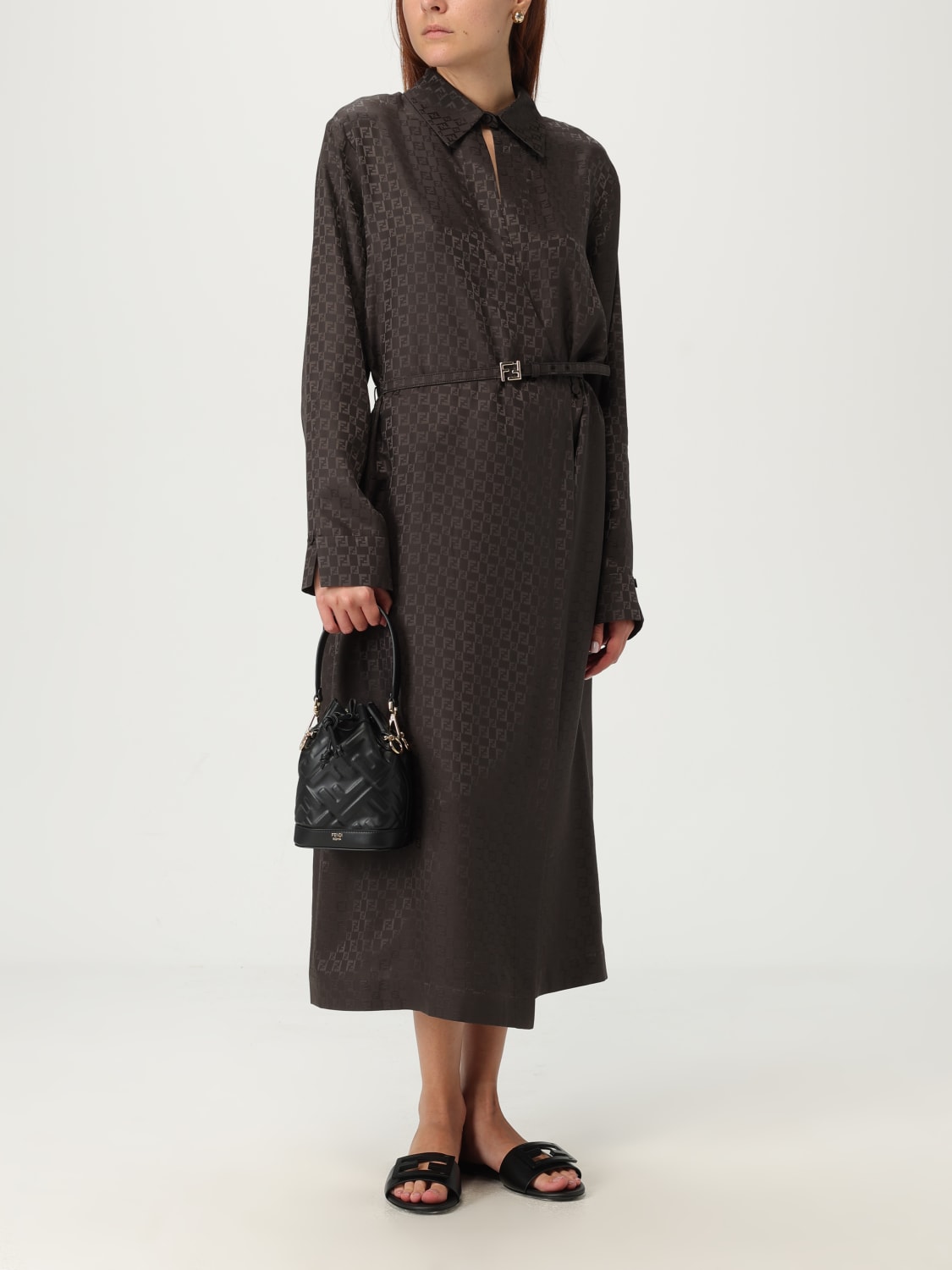 FENDI HANDBAG: Shoulder bag woman Fendi, Black - Img 2