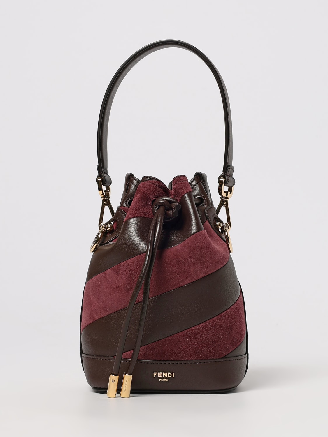 FENDI MINI BAG: Shoulder bag woman Fendi, Brown - Img 1