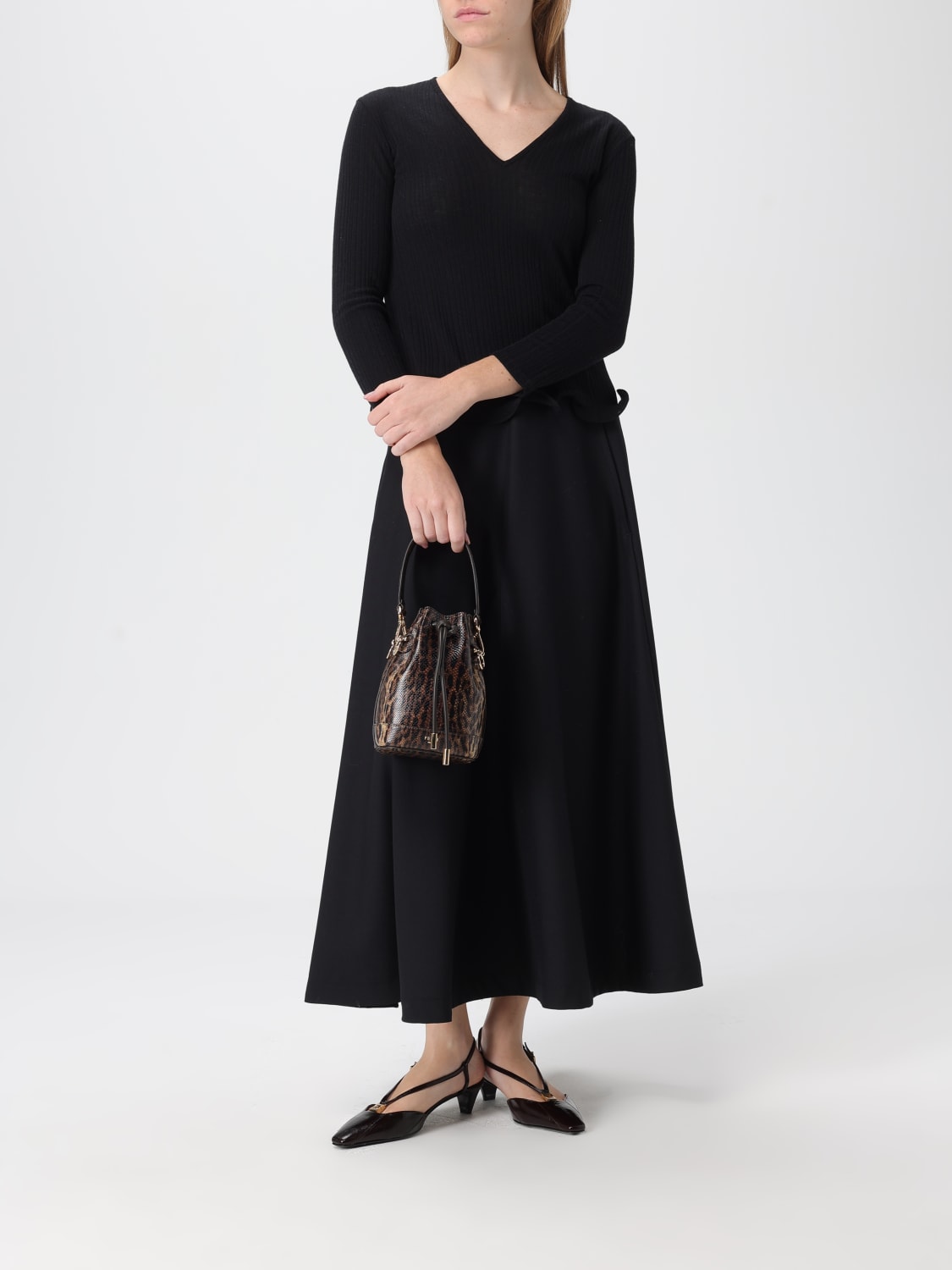 FENDI MINI BAG: Shoulder bag woman Fendi, Tobacco - Img 2