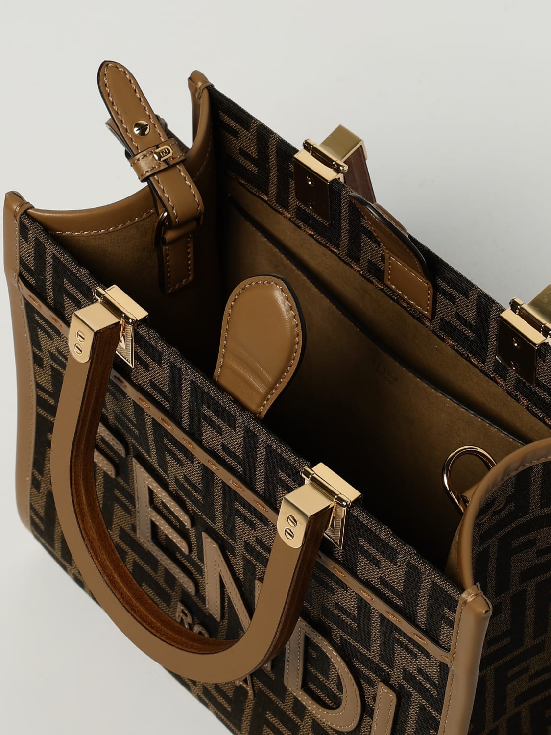 FENDI HANDBAG: Shoulder bag woman Fendi, Dark - Img 5