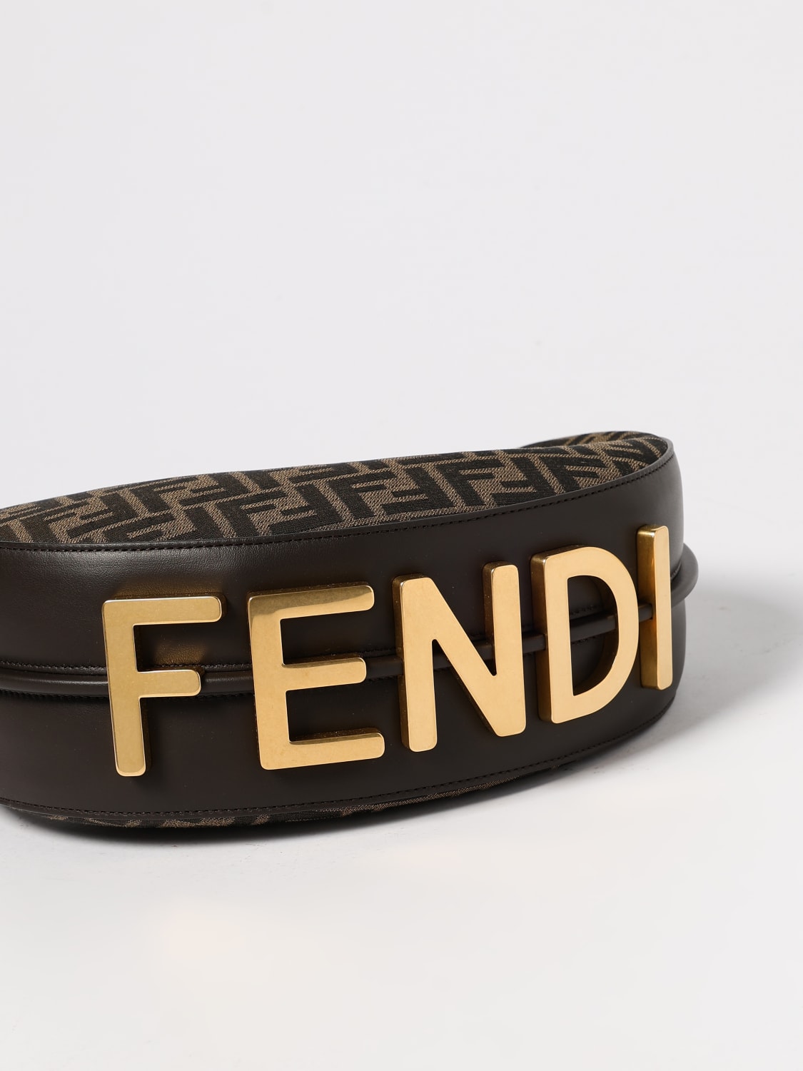 FENDI SCHULTERTASCHE: Schultertasche damen Fendi, Dark - Img 4