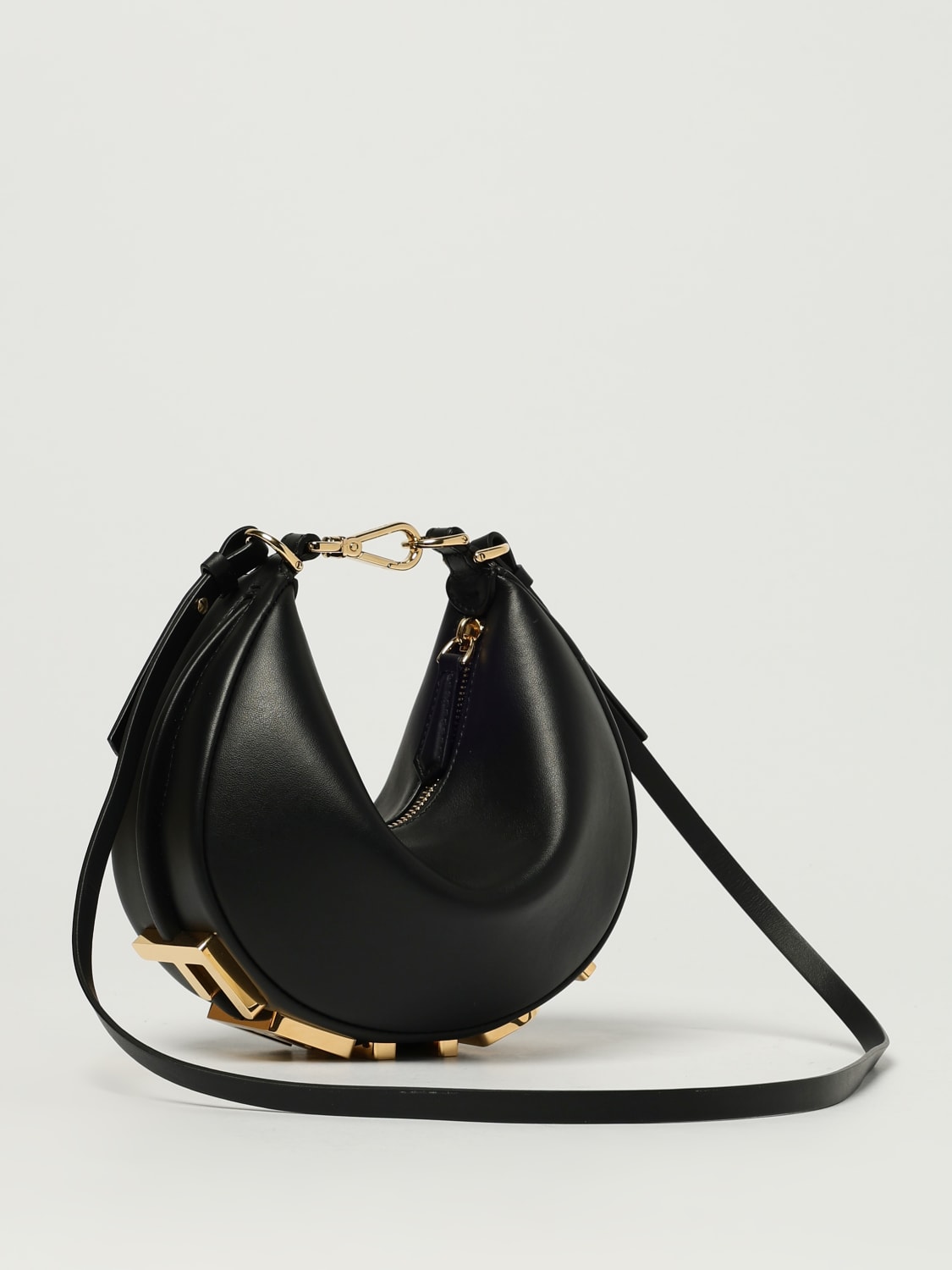 FENDI MINI SAC: Sac porté épaule femme Fendi, Noir - Img 3