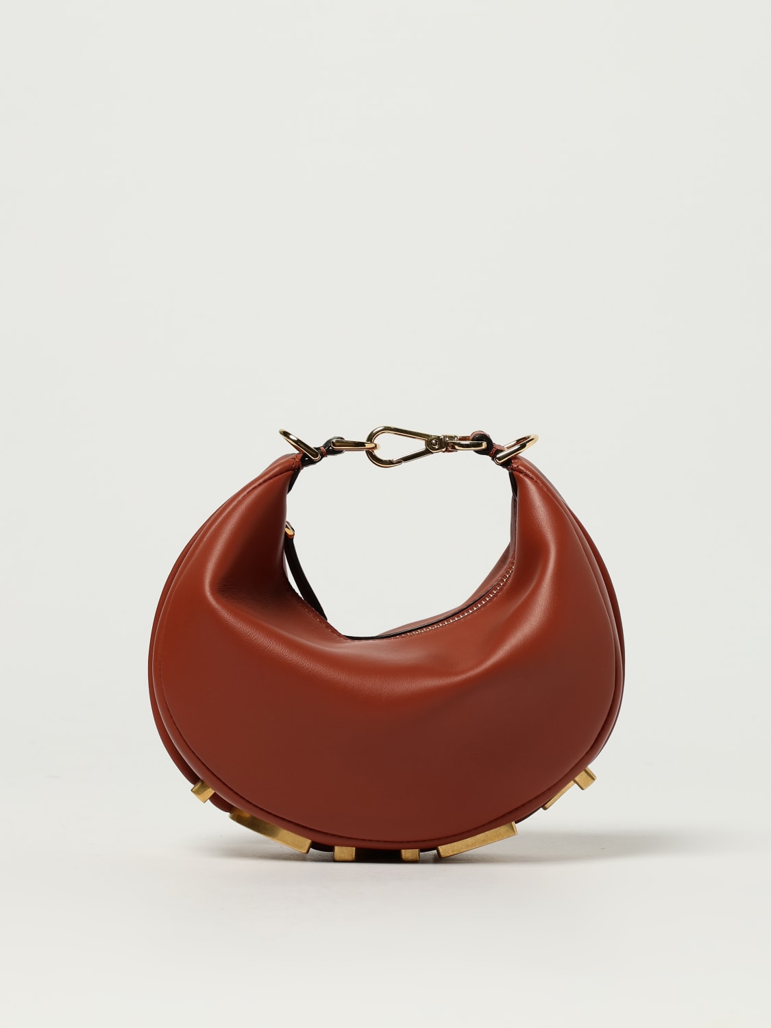 FENDI 迷你包: 肩包 女士 Fendi, 黄棕色 - Img 1