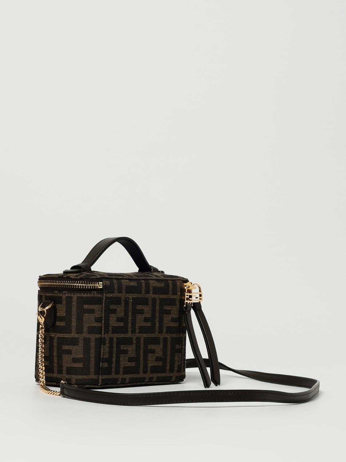 FENDI MINI BAG: Shoulder bag woman Fendi, Dark - Img 3