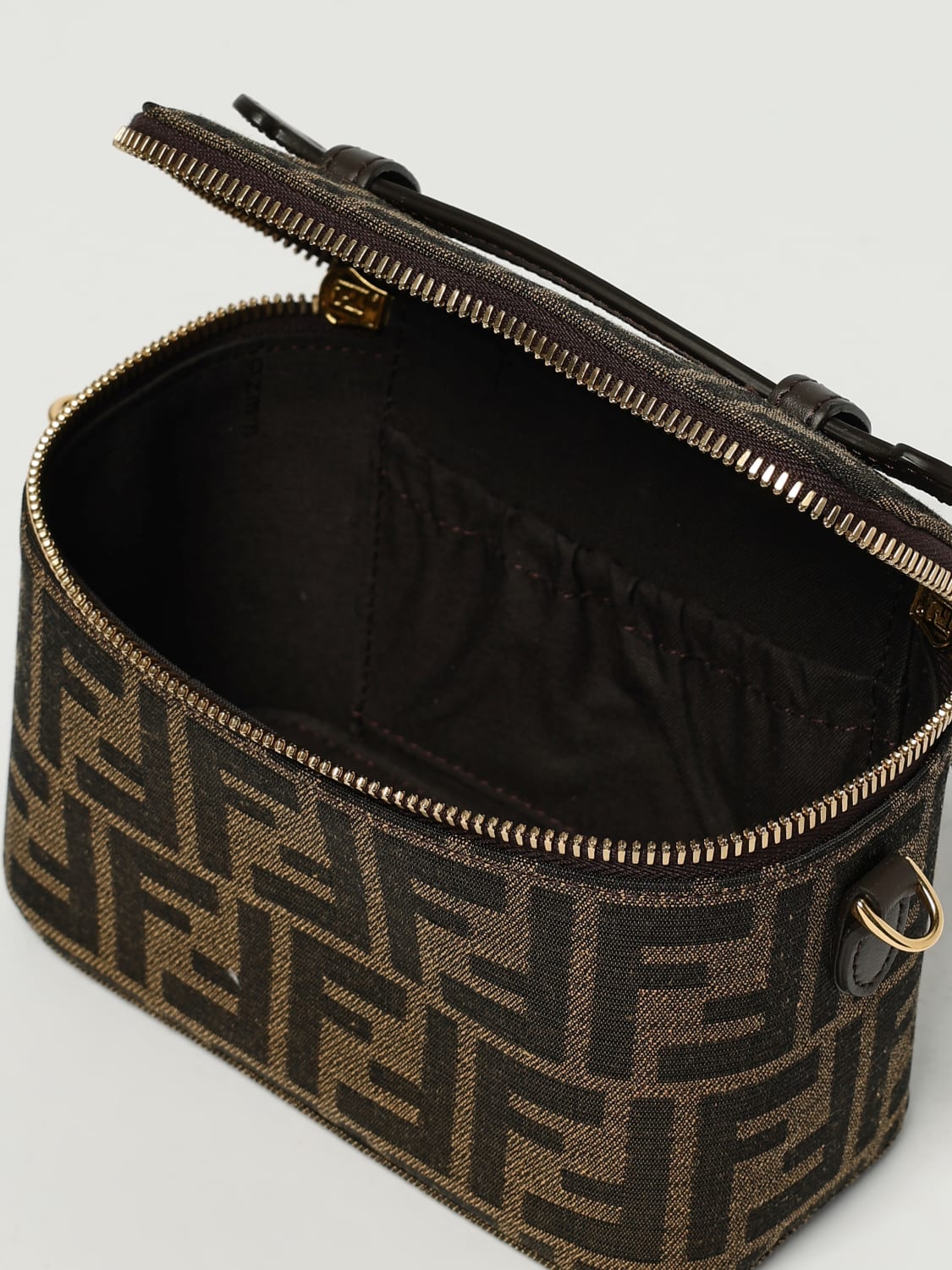 FENDI MINI BAG: Shoulder bag woman Fendi, Dark - Img 5