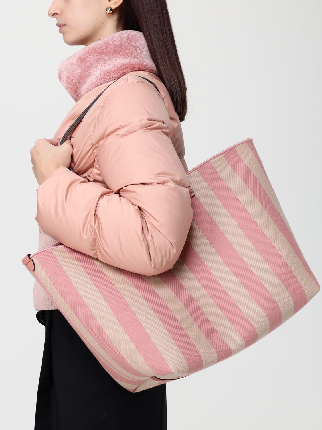 FENDI TOTE BAG: Shoulder bag woman Fendi, Pink - Img 2